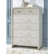 Miramar Oyster 5 Drawer Chest