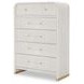 Miramar Oyster 5 Drawer Chest