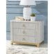 Miramar Oyster 3 Drawer Chest Nightstand