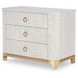 Miramar Oyster 3 Drawer Chest Nightstand