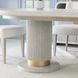 Miramar Oyster 122" Extendable Oval Dining Table