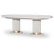 Miramar Oyster 122" Extendable Oval Dining Table