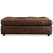 Nest Brown Leather Rectangular Ottoman