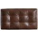 Nest Brown Leather Rectangular Ottoman