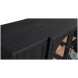 Fynn Matte Black And Light Natural Server