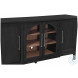 Fynn Matte Black And Light Natural Server