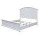 Heritage Coast Coastal White King Panel Bed