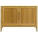 Fynn Warm Blonde 4 Door Display Cabinet
