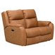 Marquis Caramel Leather 62" Wall Hugger Reclining Loveseat