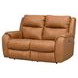 Marquis Caramel Leather 62"`Power Reclining Loveseat with USB Charging