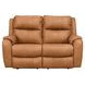 Marquis Caramel Leather 62"`Power Reclining Loveseat with USB Charging