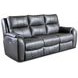 Marquis Smoke Leather 84" Zero Gravity Power Reclining Sofa with USB Charging