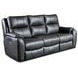 Marquis Slate Leather 84" Zero Gravity Power Reclining Sofa with USB Charging