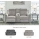Barnsana Ash Power Reclining Console Loveseat