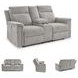 Barnsana Ash Power Reclining Console Loveseat