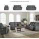 Barnsana Gravel Power Reclining Sofa