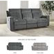 Barnsana Gravel Power Reclining Sofa