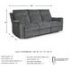 Barnsana Gravel Power Reclining Sofa