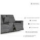 Barnsana Gravel Power Reclining Console Loveseat