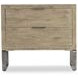 Tribeca Brown 2 Drawer Nightstand With Sled Base
