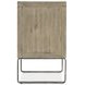 Tribeca Brown 2 Drawer Nightstand With Sled Base