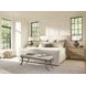 Tribeca Brown 2 Drawer Nightstand With Sled Base