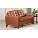 Cassian Nutmeg Leather 56" Loveseat