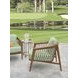 Palm Desert Poolside Green Upholstered Outdoor Occasional Chair