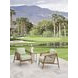 Palm Desert Poolside Green Upholstered Outdoor Occasional Chair