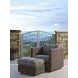 Kilimanjaro Black Upholstered Outdoor Lounge Chair