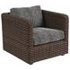 Kilimanjaro Black Upholstered Outdoor Lounge Chair