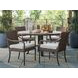Kilimanjaro Beige Upholstered Outdoor Arm Chair