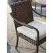 Kilimanjaro Beige Upholstered Outdoor Arm Chair