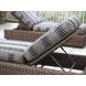Kilimanjaro Black and Gray 83" Outdoor Chaise Lounge