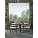 Kilimanjaro Beige Upholstered Outdoor Arm Chair