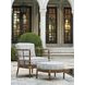 Sandpiper Bay Pink and White Upholstered Outdoor Lounge Chair