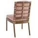 Sandpiper Bay Pink Upholstered Outdoor Side Chair