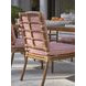 Sandpiper Bay Pink Upholstered Outdoor Side Chair