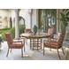 Sandpiper Bay Pink Upholstered Outdoor Arm Chair