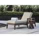 Mozambique Beige and Tan Outdoor 83" Chaise Lounge