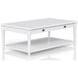 Wilmington White Wood Top Occasional Table Set