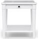Wilmington White Wood End Table