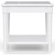 Wilmington White Wood End Table