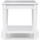 Wilmington White Wood End Table