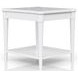 Wilmington White Wood End Table