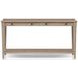 Wilmington Sand Sofa Table with Cane
