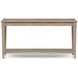 Wilmington Sand Sofa Table with Cane