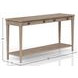 Wilmington Sand Sofa Table with Cane