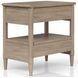 Wilmington Sand Open Nightstand