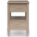 Wilmington Sand Open Nightstand